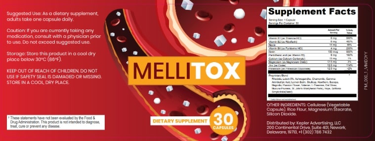 mellitox supplement facts
